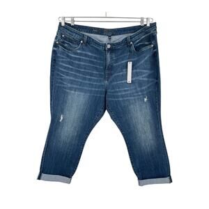 Kut from the Kloth jeans Katy boyfriend denim dark blue size 24W